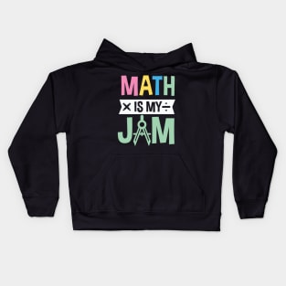 Math is My Jam Kids Hoodie